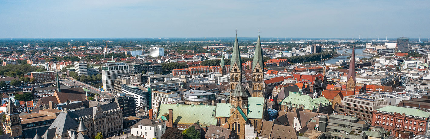 Die Skyline von Bremen